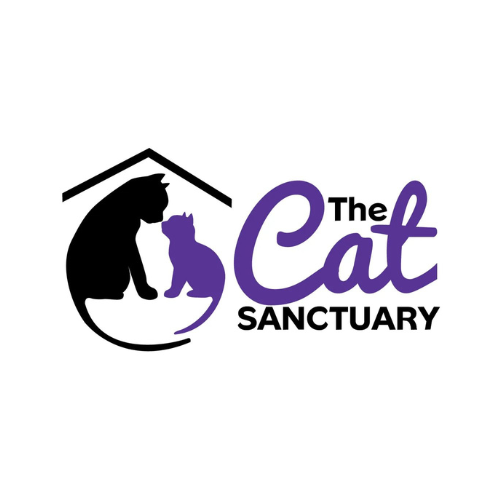 Logo of The Cat Sanctuary with felines.